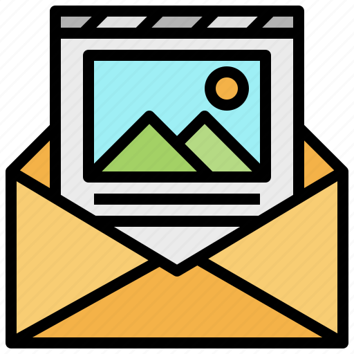 Communications, envelope, image, letter, note icon - Download on Iconfinder
