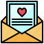 card, heart, letter, love, mail 