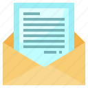 communications, envelope, letter, message, note