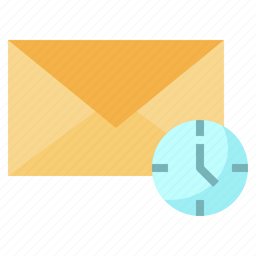 Communications, email, message, note, time icon - Download on Iconfinder