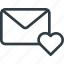 email, envelope, love, mail, message 