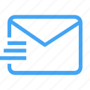 email, envelope, letter, mail, message icon