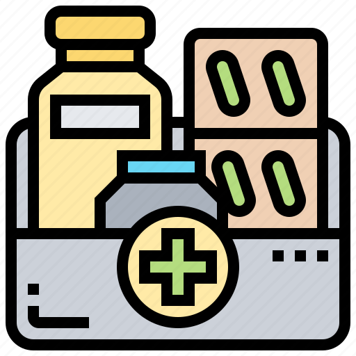 Aid, first, kit, medical, pills icon - Download on Iconfinder