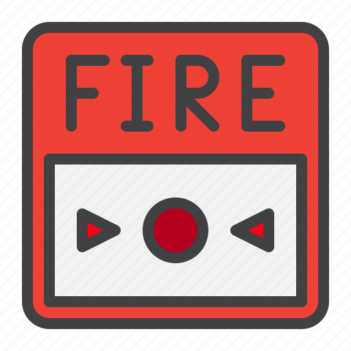 Fire, alarm, button, push icon - Download on Iconfinder