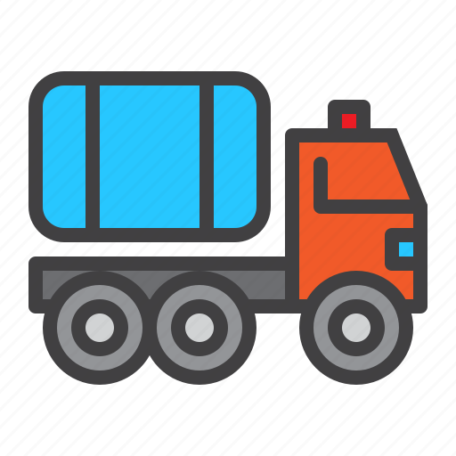 Fire, truck, water, carrier icon - Download on Iconfinder