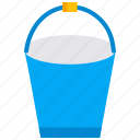 bucket, emergency, sand bucket, water