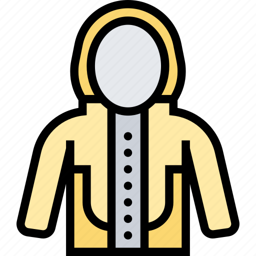 Raincoat, jacket, clothing, cold, adventure icon - Download on Iconfinder
