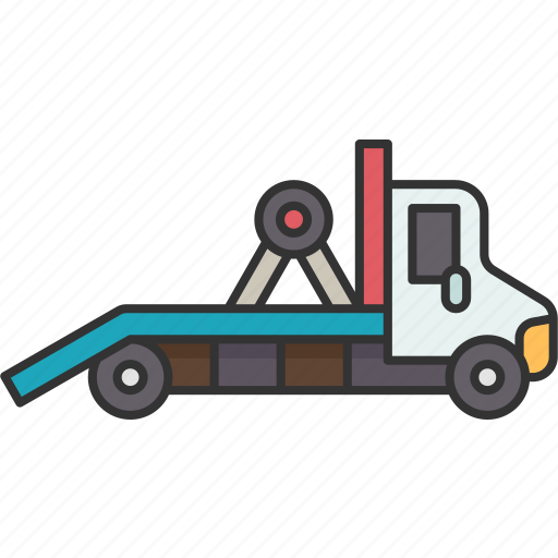 Tow, truck, car, lift, accident icon - Download on Iconfinder