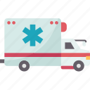 ambulance, emergency, vehicle, medical, service
