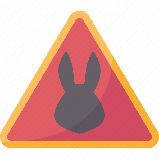 Animal, rescue, rabbit, sign, precaution icon - Download on Iconfinder