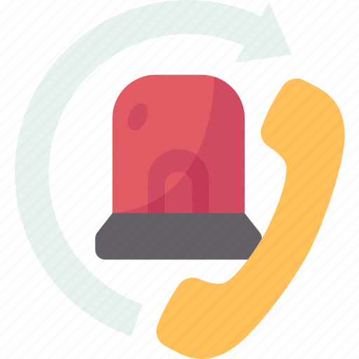 Emergency, call, phone, alert, rescue icon - Download on Iconfinder