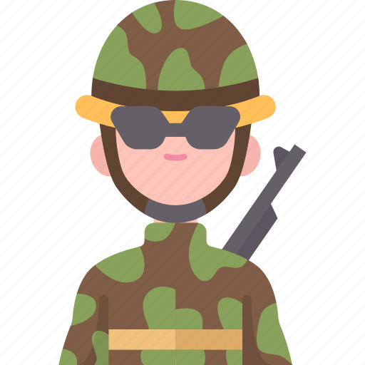 Military, soldier, swat, rifle, fight icon - Download on Iconfinder