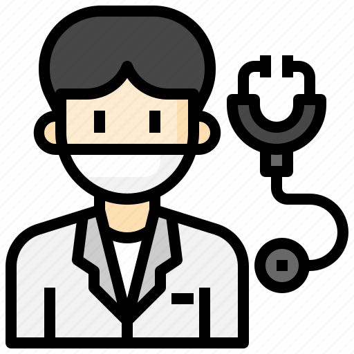 Doctor, stethoscope, scientist, professional, medical icon - Download on Iconfinder