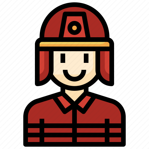 Firefighter, professions, people, man, user icon - Download on Iconfinder
