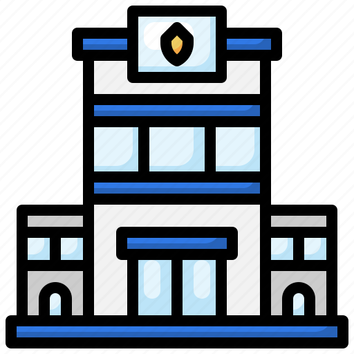 Police, station, jail, emergency, building, security icon - Download on Iconfinder
