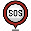 sos, location, placeholder, maps, pin