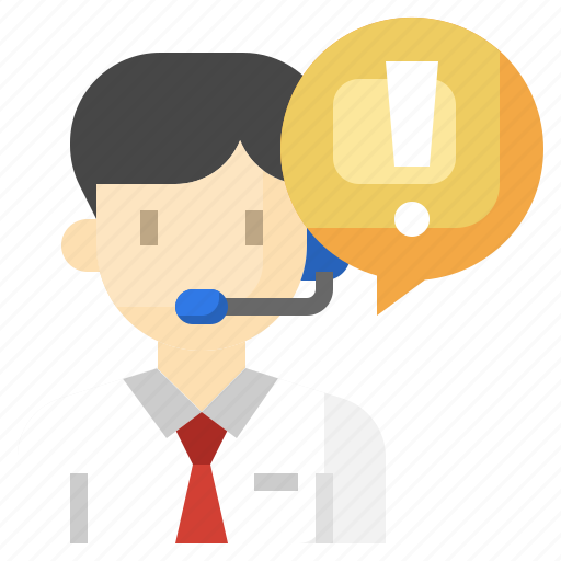Call, center, agent, man, assistance, people, professions icon - Download on Iconfinder