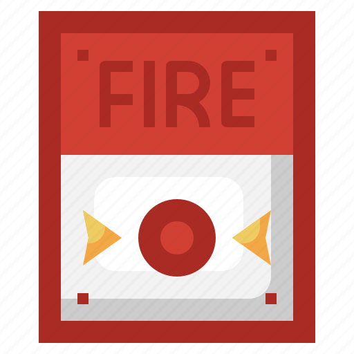 Fire, alarm, electronics, emergency, home icon - Download on Iconfinder