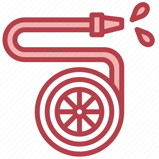 Fire, hose, water, security icon - Download on Iconfinder