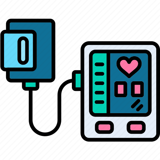Tensiometer, blood, pressure, medical, equipment, healthcare, sphygmomanometer icon - Download on Iconfinder