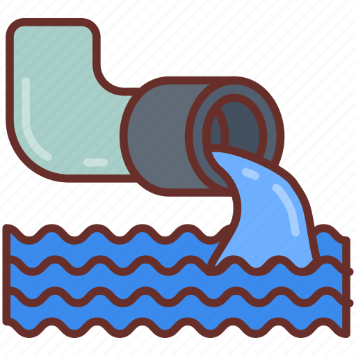 Sewage, backup, overflow, line, spill, wastewater, flooding icon - Download on Iconfinder