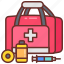 first, aid, kit, medicine, box, bag 