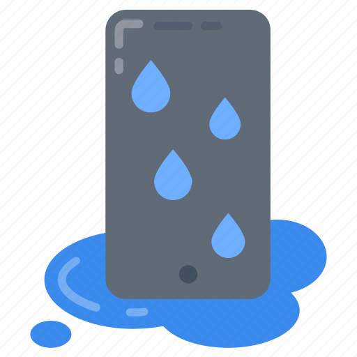 Water, damage, mobile, flood, phone, loss icon - Download on Iconfinder