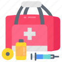 first, aid, kit, medicine, box, bag