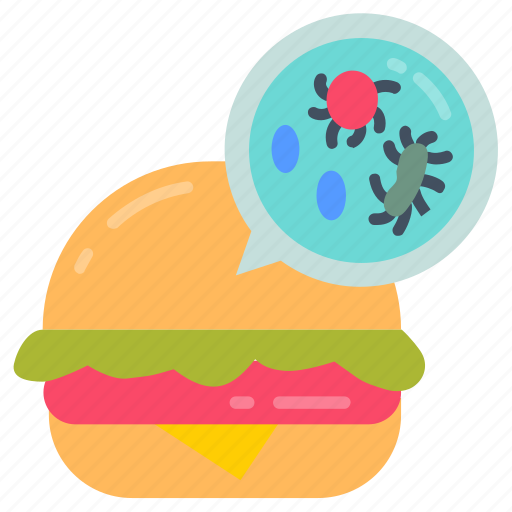 Food, contamination, poisoning, pesticide, residue, microbial, bacteria icon - Download on Iconfinder