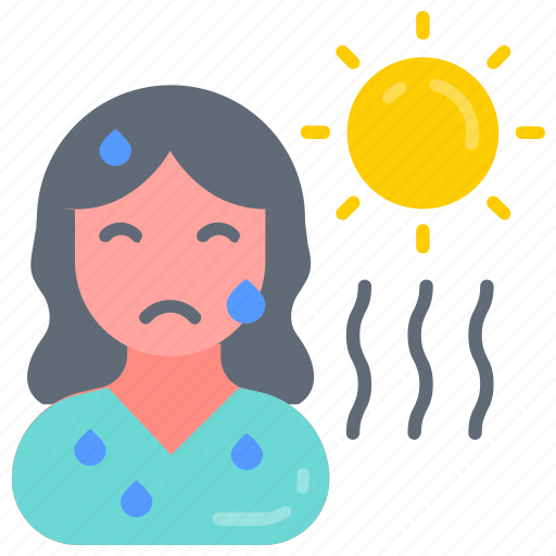 Heat, stroke, sunstroke, thermoplegia, heliosis, hyperthermia icon - Download on Iconfinder