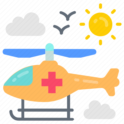 Air, medical, transport, helicopter, trauma, care, medial icon - Download on Iconfinder