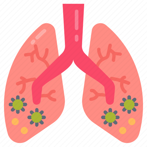 Pneumonia, lung, inflammation, respiratory, distress, angina, blennorrhagia icon - Download on Iconfinder