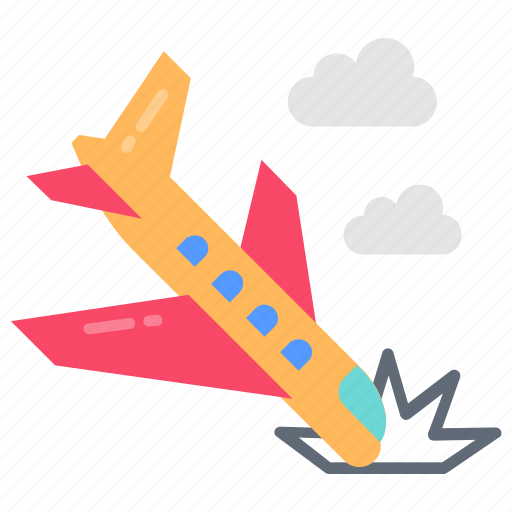 Airplane, accident, plane, crashes, aeronautical, accidents, air icon - Download on Iconfinder