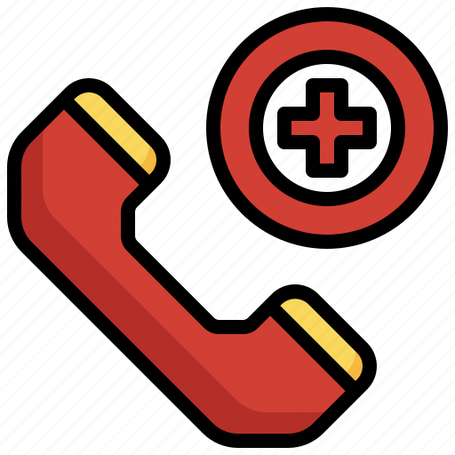 Emergency, call, hospital, phone, healthcare, medical, center icon - Download on Iconfinder