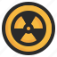 radiation, chemical, hazard, biohazard, toxic 
