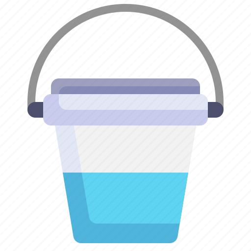 Water, bucket, construction, tools, housekeeping, miscellaneous icon - Download on Iconfinder