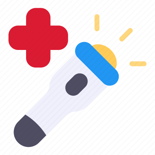 Flashlight, emergency, medical, health, hospital icon - Download on Iconfinder