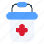 bucket, emergency, medical, health, hospital 