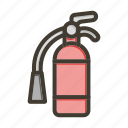 fire extinguisher, emergency, safety, protection, security