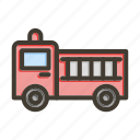 fire truck, truck, fire, emergency, transport
