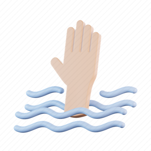 Drown, water, sign, drowning, danger, hand icon - Download on Iconfinder