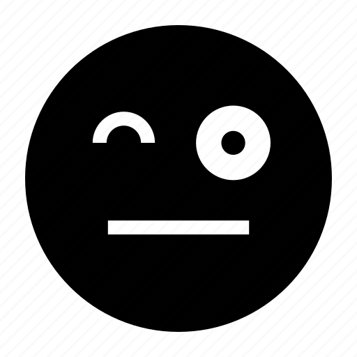 Emoji, blink, emoticon, smiley, emotion icon - Download on Iconfinder