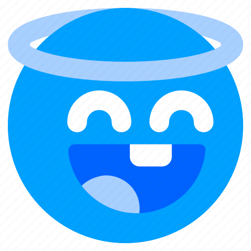 Smileys, face, emoticon, emoji, angel icon - Download on Iconfinder