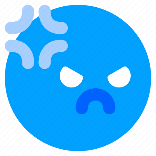 Emoticon, angry, anger, emoji, face icon - Download on Iconfinder