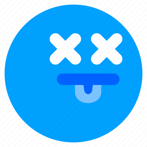 Death, emoticon, emoji, dead icon - Download on Iconfinder