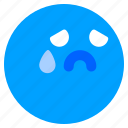cry, drop, sad, unhappy, emoticon, emoji