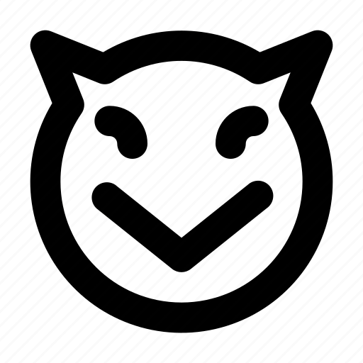 Devil, emoticon, character, emoji, emotion, people, expression icon - Download on Iconfinder
