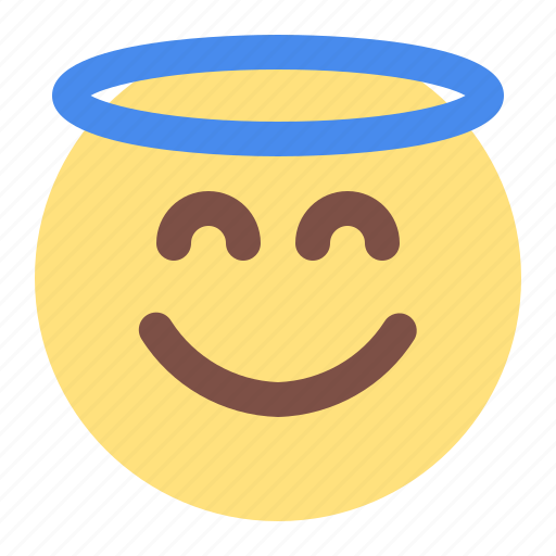 Angel, emoji, emoticons, smileys, feelings icon - Download on Iconfinder