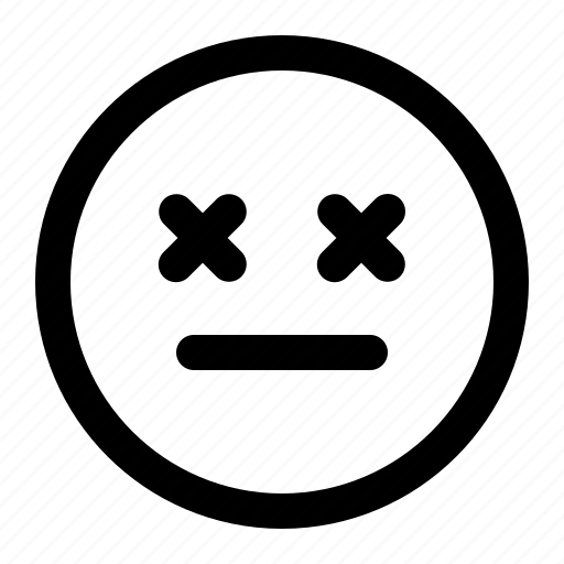 Dead, emoji, emoticons, smileys, feelings icon - Download on Iconfinder