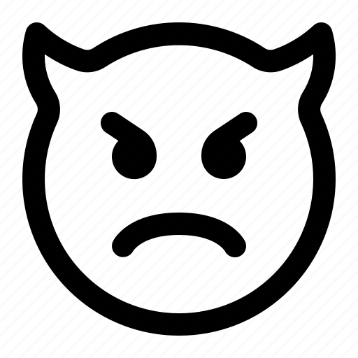 Devil, emoji, emoticons, smileys, feelings icon - Download on Iconfinder